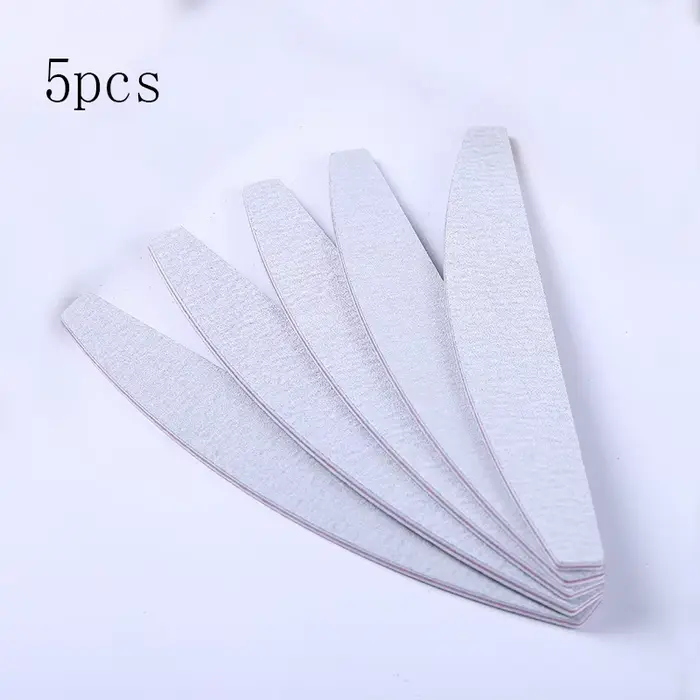 Lot de 5 limes à ongles professionnelles pour ongles naturels