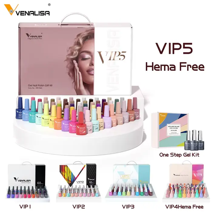 VENALCrawVIP5-Kit de Verhéritage à Ongles Gel Professionnel