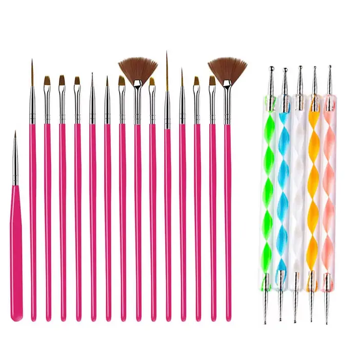 Ensemble de pinceaux pour Nail Art