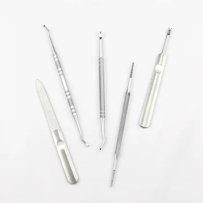 Lime à ongles en acier inoxydable pour pédicure
