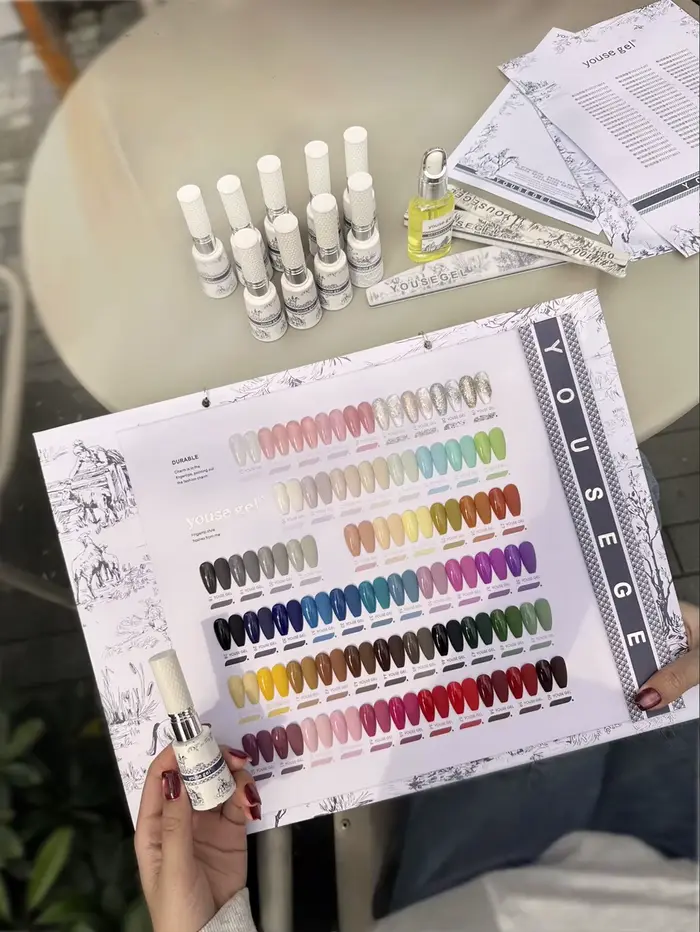 Kit de vernis gel pour salon de manucure