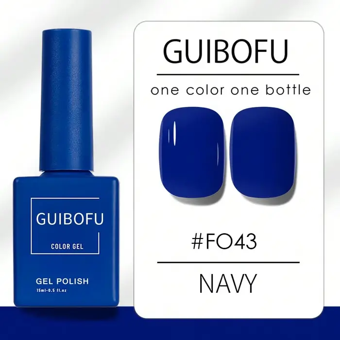 Lot de 3 vernis gel bleu roi 15 ml