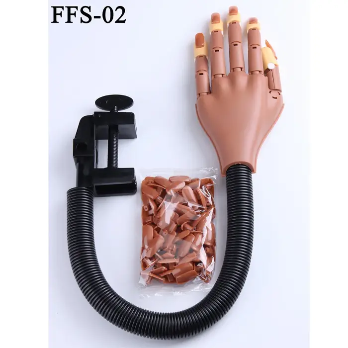 Deux types de mains de mannequin en forme d'ongles - Flexibles et mobiles