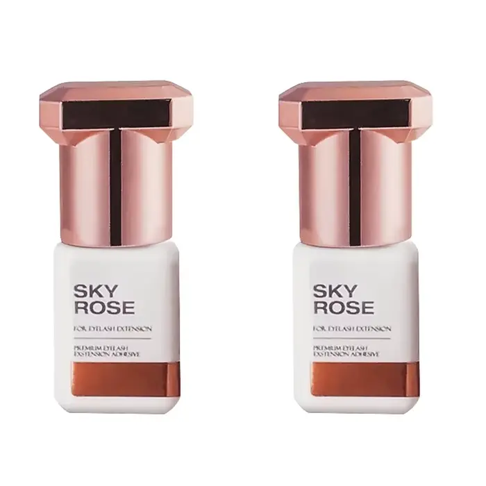 5 bouteilles SKY Rose colle Extensions de cils 1s séchage rapide corée ciel colle 5ml faux cils coll