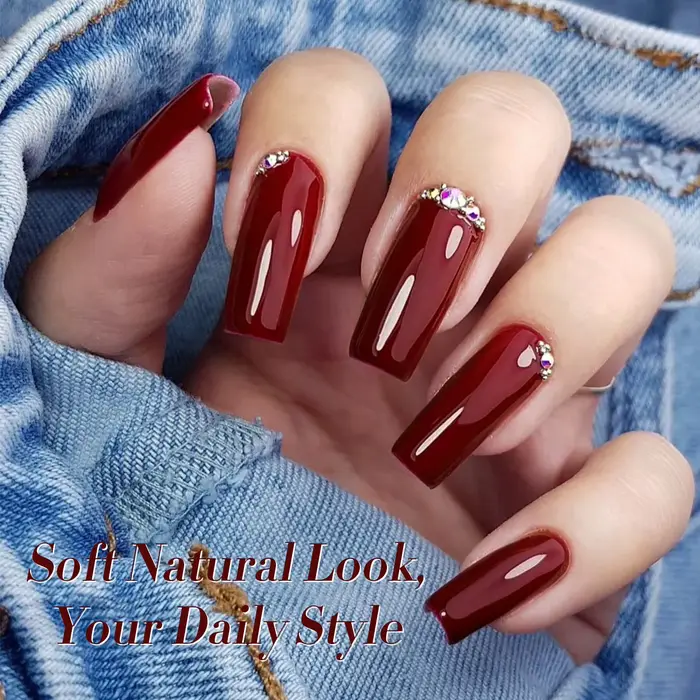 BORN PRETTY 10ml Vernis à ongles gel rouge Ancora