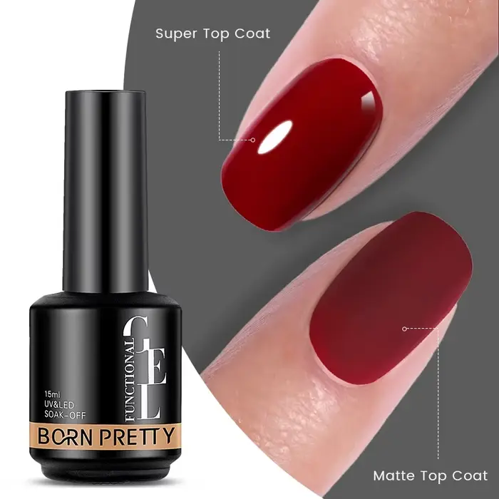 BORN PRETTY 15ml fonction Base de Gel Super couche de finition Gel de renfort Gel
