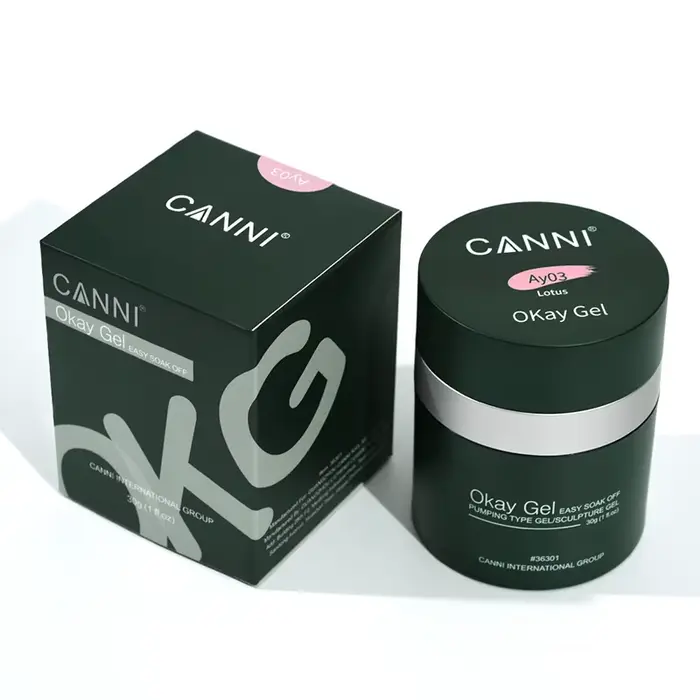 CANNI 30g Ok Gel Extension UV Construction Gel couleur rose chair Gel pompe à Air facile à appliquer tremper UV LED vernis Sculpture Gel