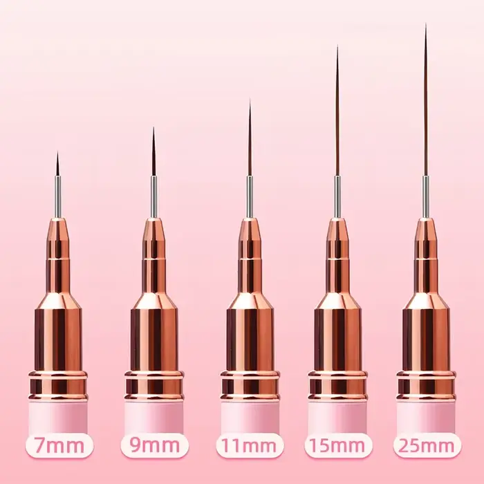 Ensemble de pinceaux pour revêtement d'ongles