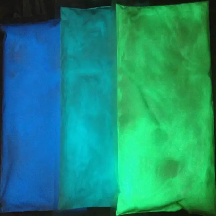 Poudre de phosphore lumineuse pour ongles