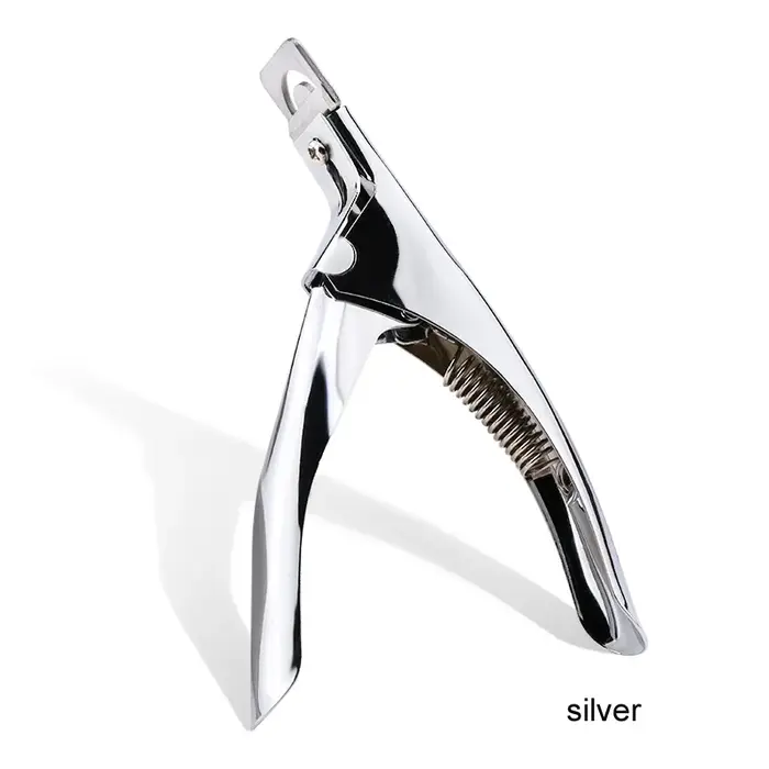 Coupe-ongles professionnel en acier inoxydable, coupe-ongles de Type U, coupe-bordure en acrylique,