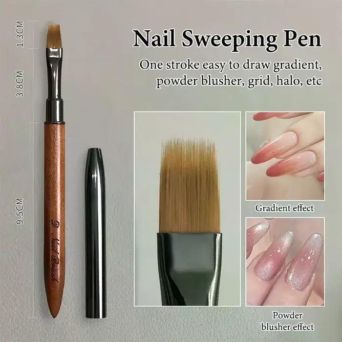 Brosse à ongles dégradée en bois de santal