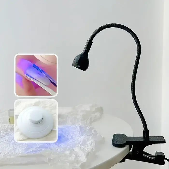 Lampe UV LED sèche-ongles bureau Gel vernis polymérisation adhésif rapide 5W