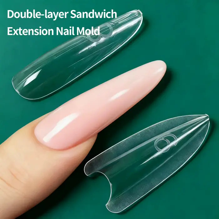 Nailpop Sandwich ongles double formes 240 pièces 15