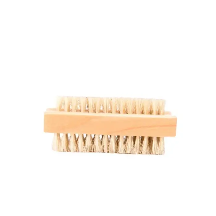 Brosse de nettoyage Double face en poils de bambou