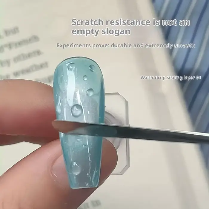 Nouveau Gel Nail Art 3D Haute Transparence Effet Goutte d'Eau