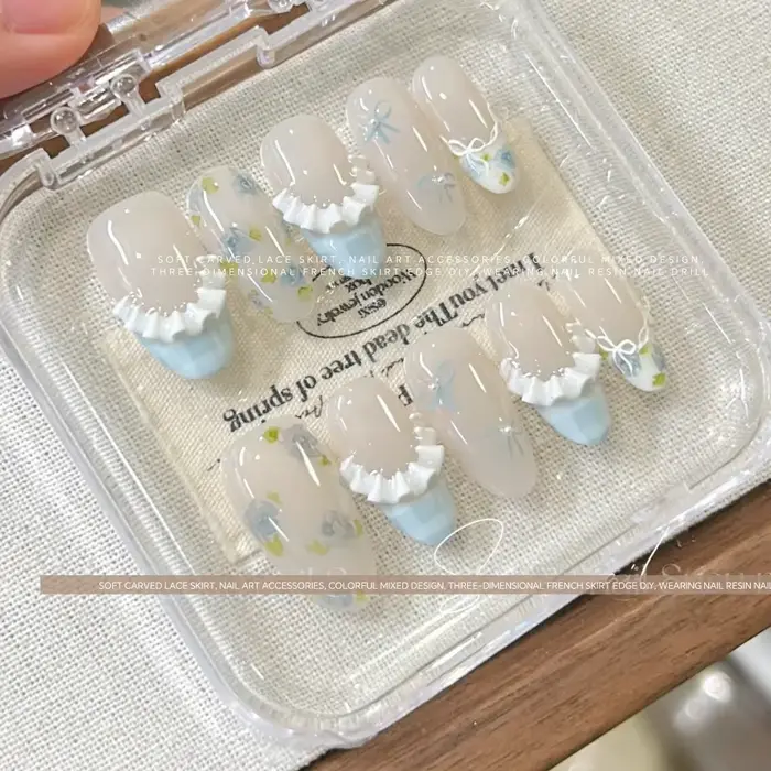 30 pièces de breloques pour ongles en résine