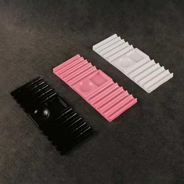 Palette de mélange et support pour nail art à double fonction, compact et léger, pour les artistes nomades et les débutants en design d'ongles