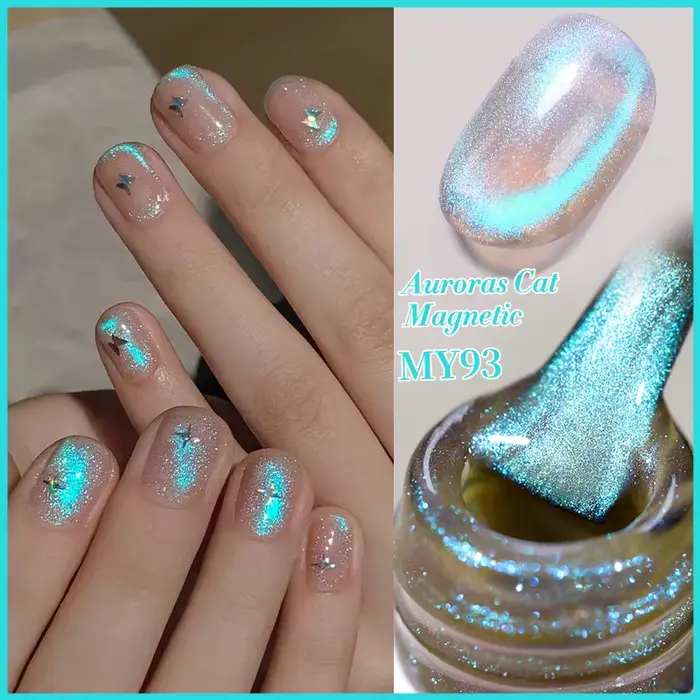 BORN PRETTY 10ml Auroras Cat Gel magnétique larmes d'anges cristal brillant comme un conte de fées t
