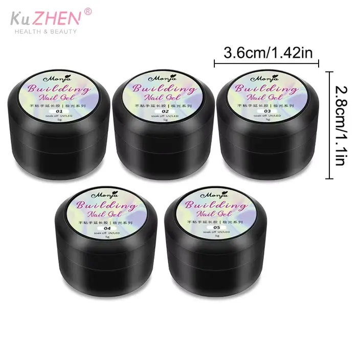 5g Aurora antiadhésif Extension de main Gel vernis à ongles 3D sculpture fleur Nail Art prolonger acrylique dur UV Gel