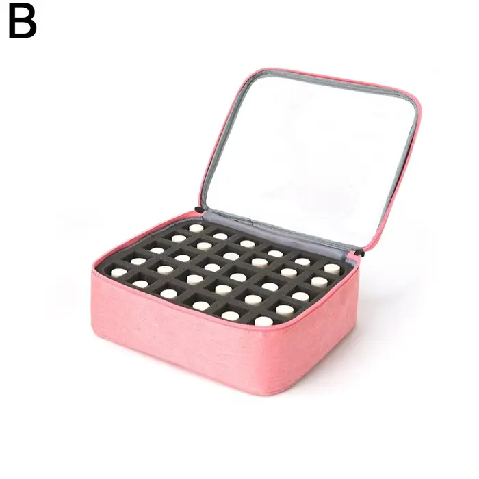 30 bouteilles de sac de rangement de vernis à ongles, sac de rangement de vernis à ongles Portable d
