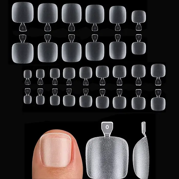 Kit de colle à ongles transparent