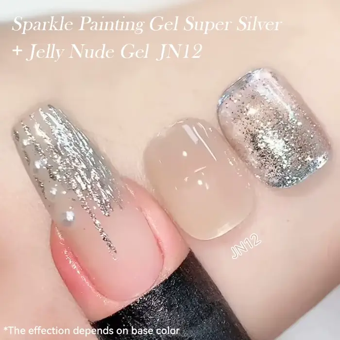 BORN PRETTY 5ml Super or Rose or argent paillettes brillant scintillant français Semi Permanent manucure peinture à ongles Gel UV