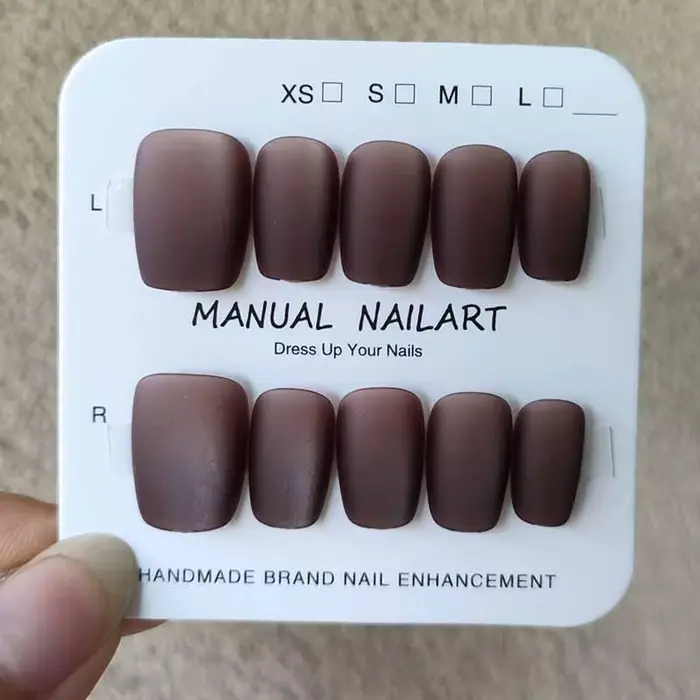 10 pièces de faux ongles à presser pour femmes