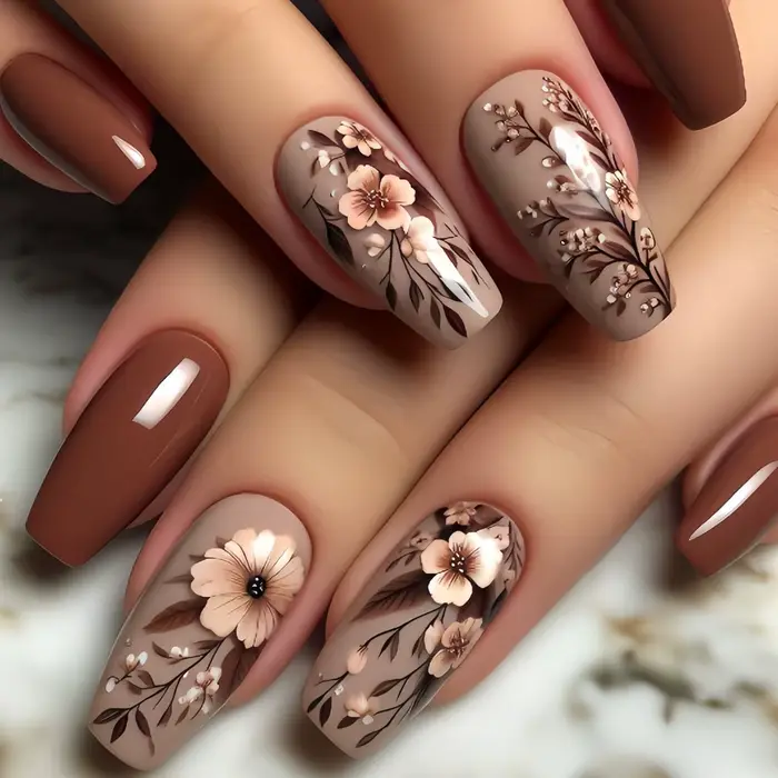 Faux ongles mi-longs pour femmes et filles
