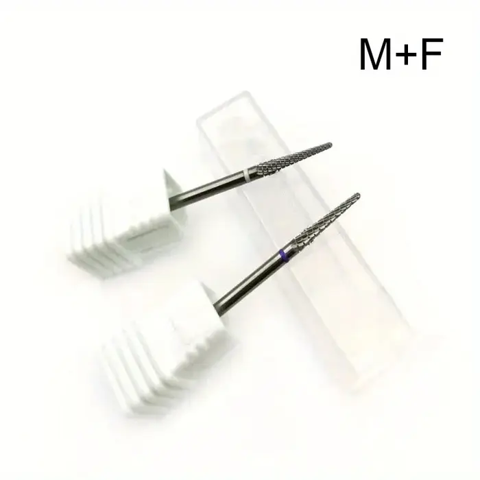 1/2 pièces carbure cuticule propre ongles peu cône