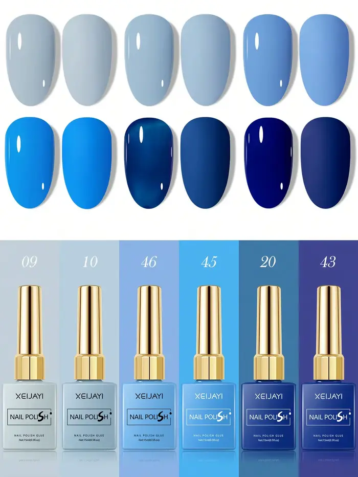 Vernis à ongles Gel bleu
