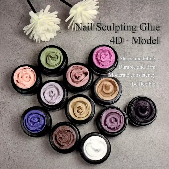 Colle pour sculpture d'ongles