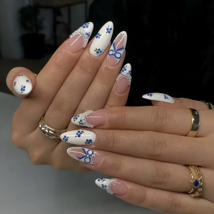 Faux ongles moyens pour femmes et filles