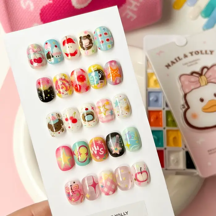 Gel de peinture réfléchissant rouge 24 couleurs pour nail art