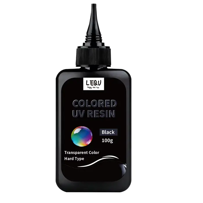 Résine UV, ensemble de résine UV couleur unie 12 couleurs, résine UV colorée inodore à faible rétréc