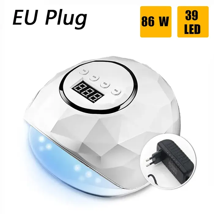 Lampe LED UV pour le séchage des ongles lampe de manucure avec fonction de mémoire affichage LCD lampe à ongles LED professionnelle pour outils de Salon d'art des ongles