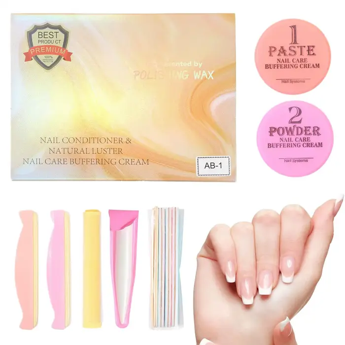 Kit de pédicure Shine, ensemble de préparation des ongles naturels