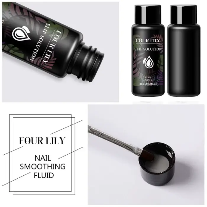 Solution antidérapante liquide pour ongles en acrylique