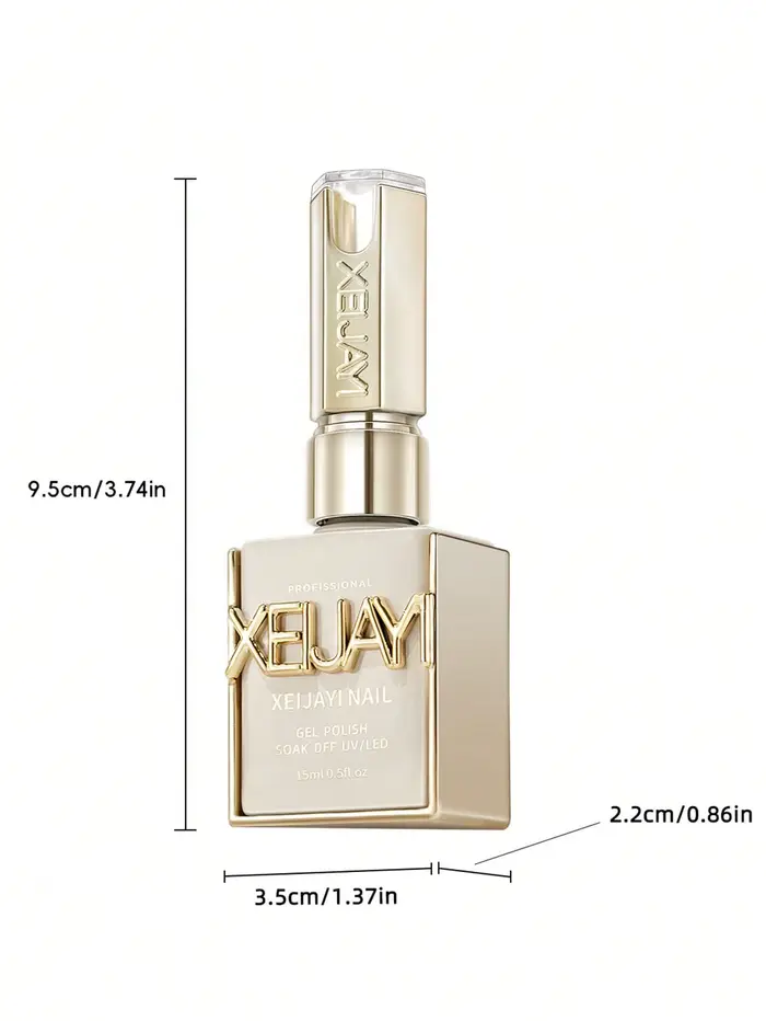Vernis à ongles Gel jaune pâle, 15ml, à tremper pur, sans lingette, adapté à toutes les saisons, 1 p
