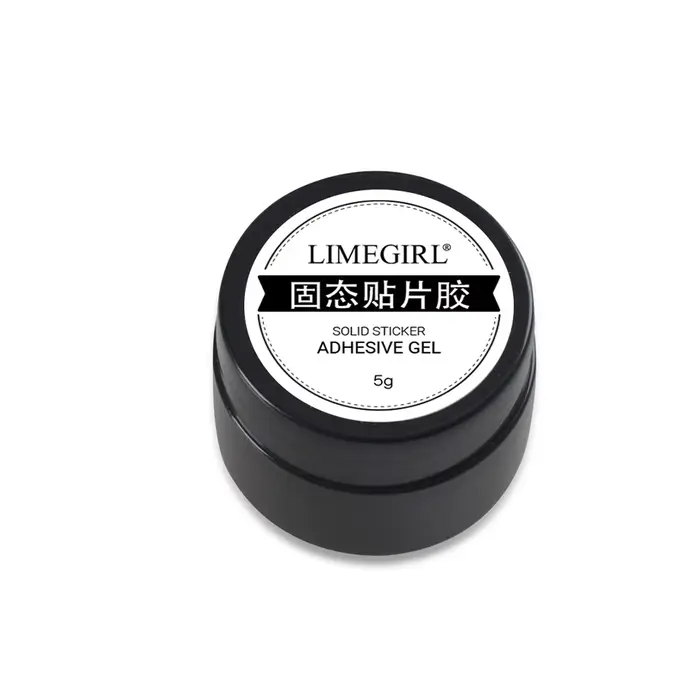 LIMEGIATV-Colle à ongles en gel UV solide pour pointes d'ongles en gel doux, acrylique transparent, 