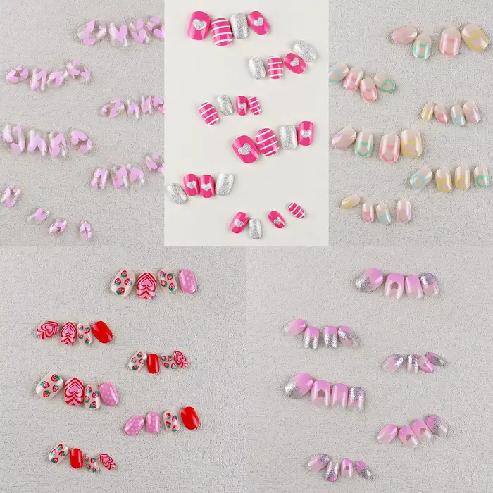 Leon's Day-Faux ongles pré-collés pour enfants