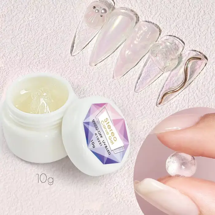 VENALISA Gel Sculpté Stéréo PVC Souple Solide pour Nail Art