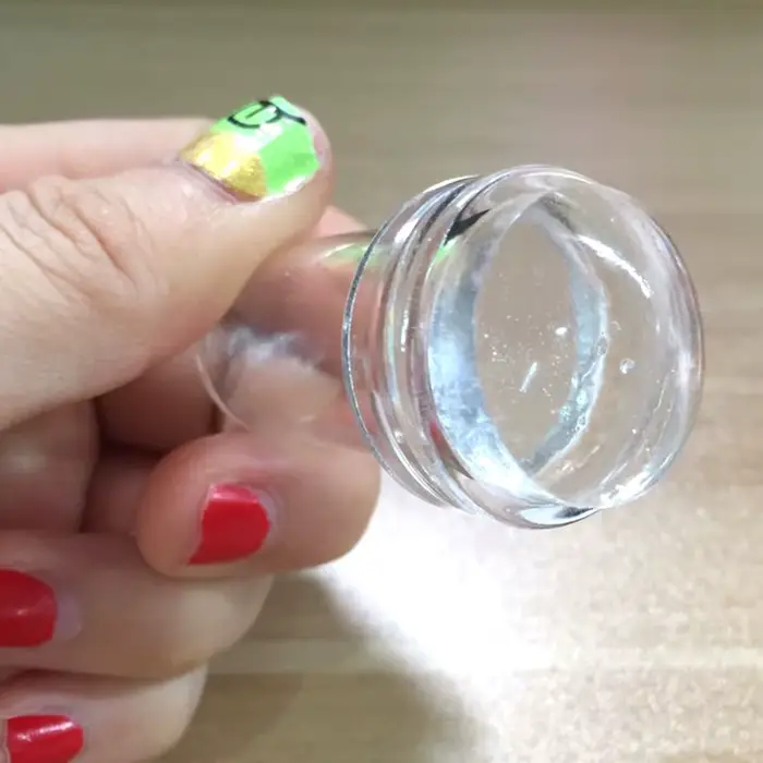 Kit d'estampage pour Nail Art en Silicone Transparent