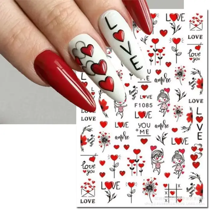 Autocollants 3d pour Nail Art