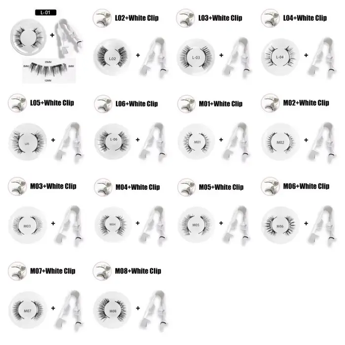 Faux cils magnétiques sans colle