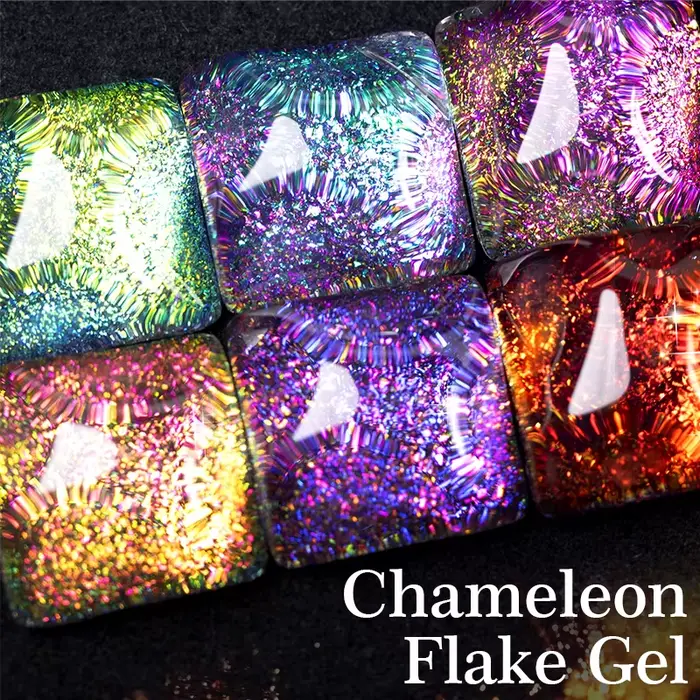 Vernis à ongles en gel AWStorG Chameleon Flake