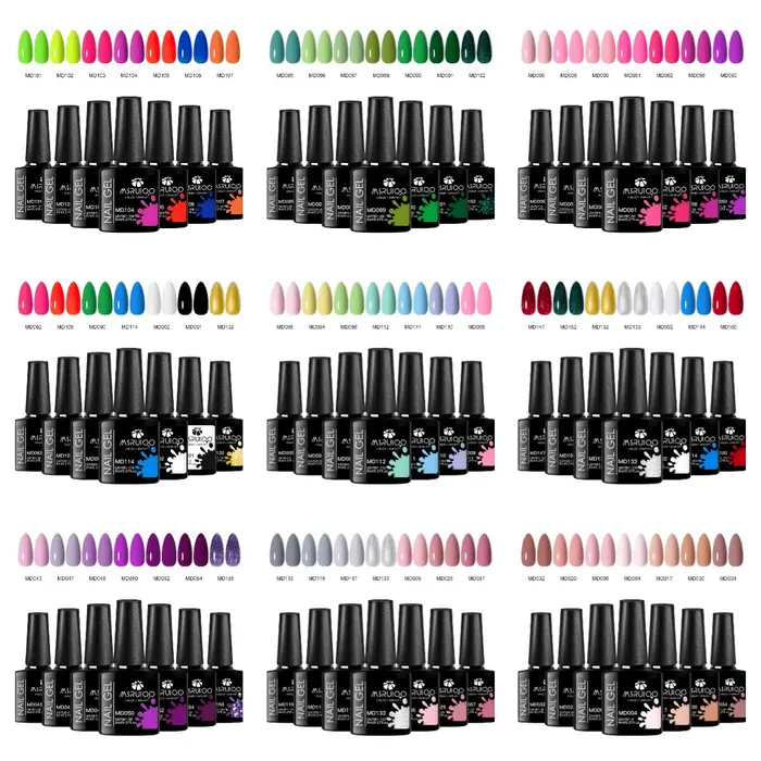 Ensemble de vernis à ongles gel UV