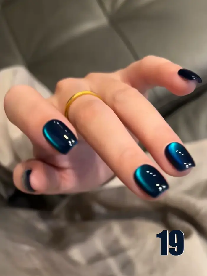 MIANEL 12ml Vernis à ongles magnétique vert effet gel Spider Lily