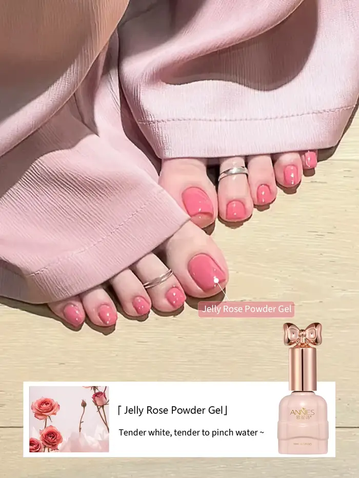 Vernis à ongles gel rose 10 ml, 1 pièce, vernis gel rose Lemonade, vernis à ongles UV LED à retirer