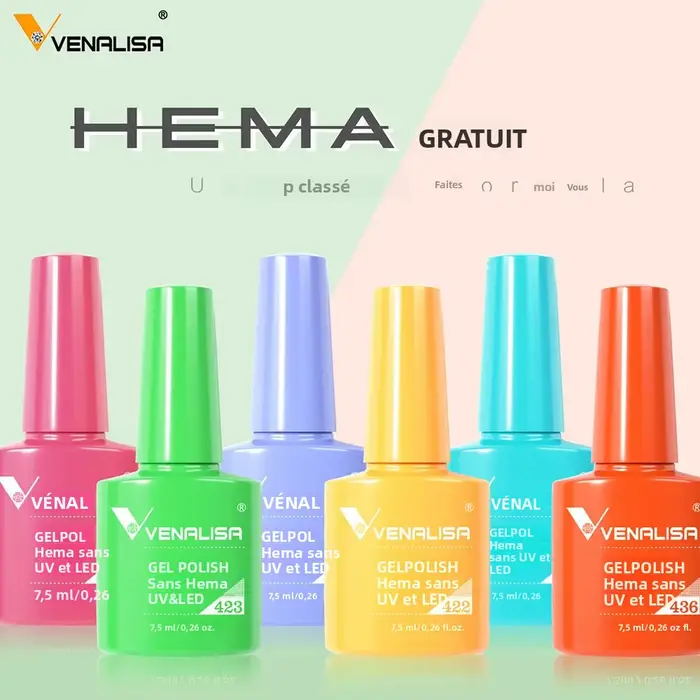 Venalisa vernis à ongles Gel 7.5ml HEMA gratuit tremper UV LED Gel