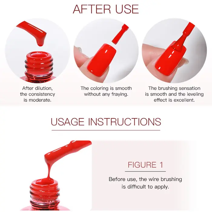 Dilueur de gel pour ongles 30ml – Liquide de dilution pour gels épais